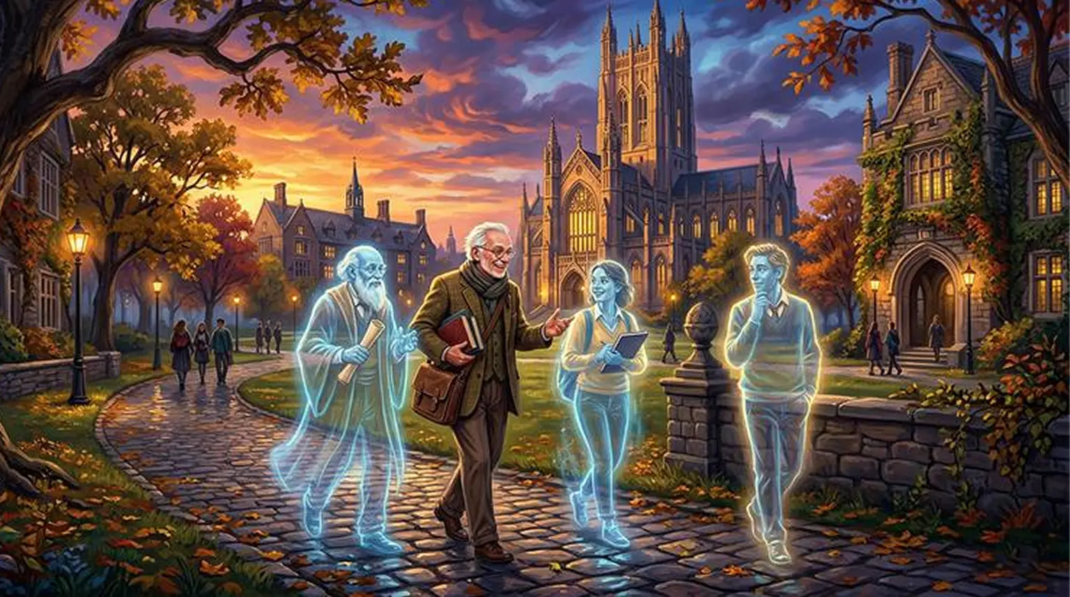 Prof Ghost Chatting with Ghosts ... Immortalizing the